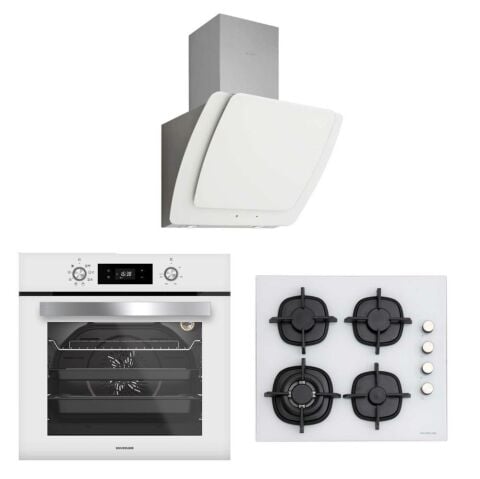 Silverline Beyaz Ankastre Set (3373 Misto, CS5429W01, BO6504W01)