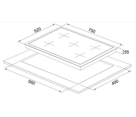 Silverline Beyaz Ankastre Set (3457 Soho 80, CS5365W01, BO6504W01)
