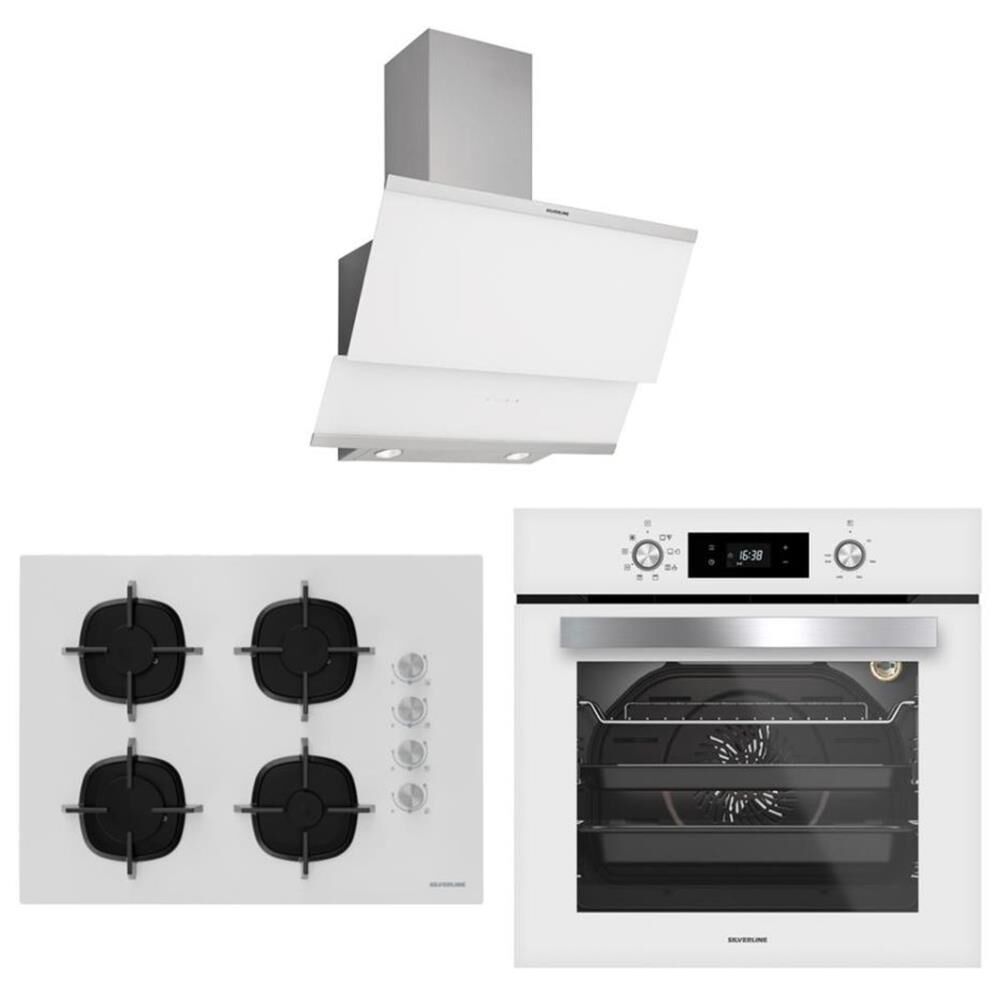 Silverline Beyaz Ankastre Set (3420 Classy, CS5610W01, BO6504W01)