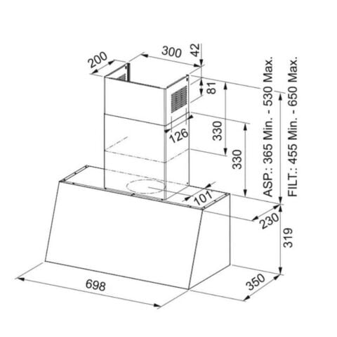 Franke Classıc Line Nero Ankastre Set (FCO 70 ONYX NERO Davlumbaz FCH 755 4G TC NERO Ocak FCO 86 H NERO Fırın )