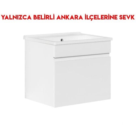 Bien Neptun Konsollu 60 cm Batarya Delikli Lavabo