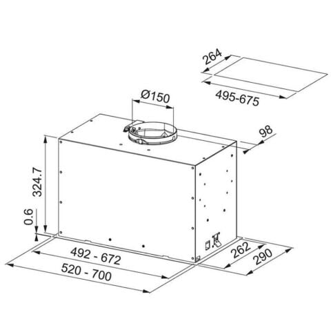 Franke Country Matt Black Ankastre Set (FBFE BK MATT A70 Aspiratör-FCH 755 4G TC MB C Ocak - FCO 86 H MB Fırın)