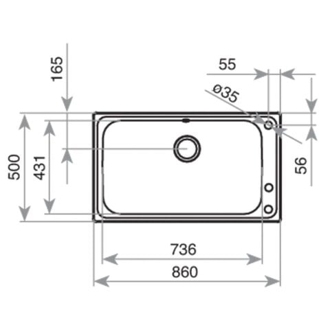 TEKA BAHİA 1B PLUS AKSESUARLI EVYE