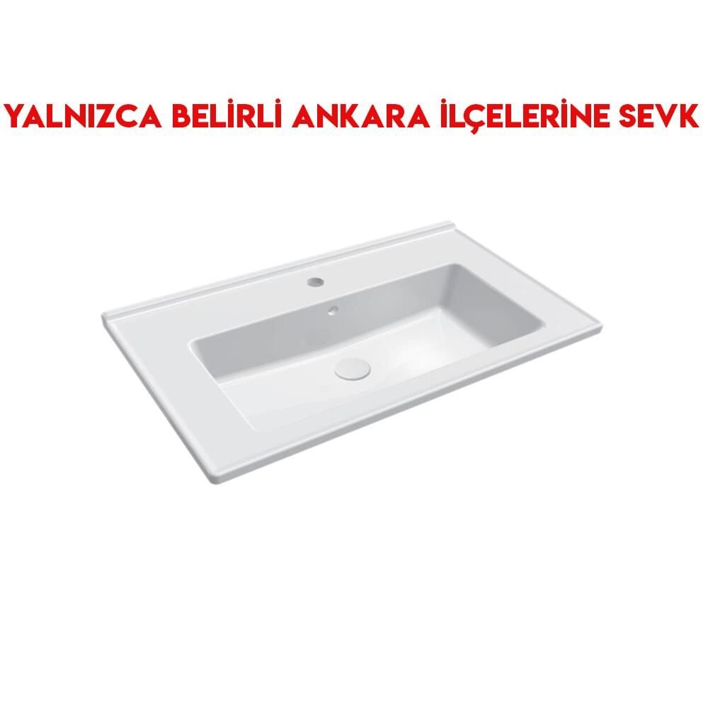Bien Neptun Konsollu 100 cm Batarya Delikli Lavabo