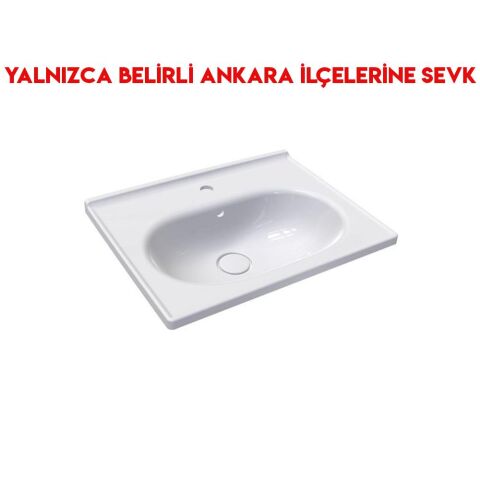 Bien Ferra 70 cm Batarya Delikli Lavabo