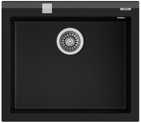 Teka Forsquare 50.40 TG Tezgah Üstü Siyah Granit Evye