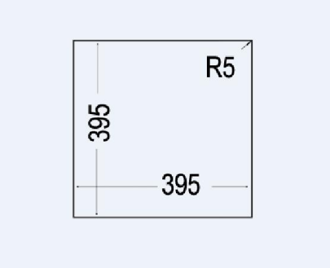 Teka Square 40.40 TG Tezgah Altı Beyaz Granit Evye