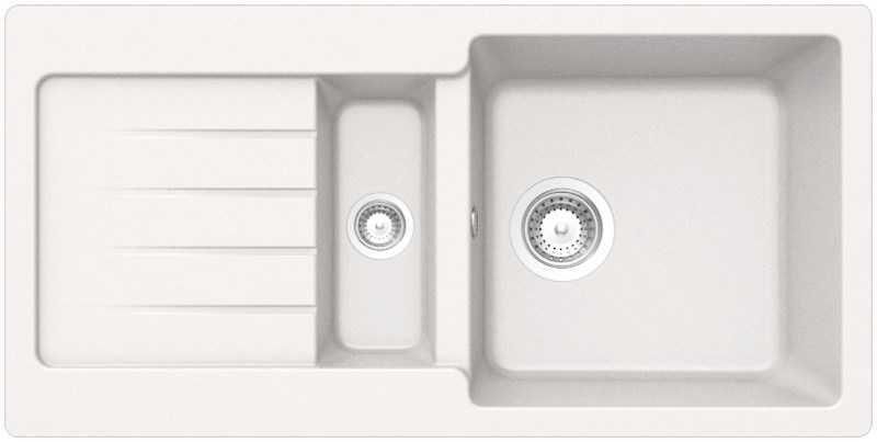 Teka KEA 60 B-TG Beyaz Tezgah Üstü Granit Evye