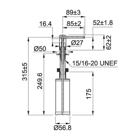 Franke Maris Mrg 210/110-72 Granit Eviye Active Plus Doccia Armatür Sıvı Sabunluk Üçlü Set Stone Grey