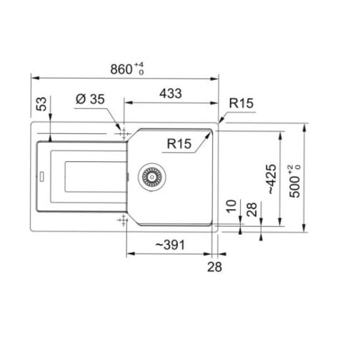 Franke Urban UBG 611-86 Stone Grey Granit Evye Active Plus Doccia 2.0 Batarya Set