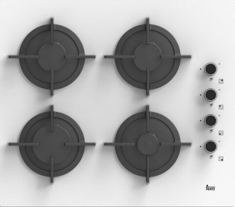 Teka PAC 60 Beyaz Ankastre Ocak 4 Gözlü