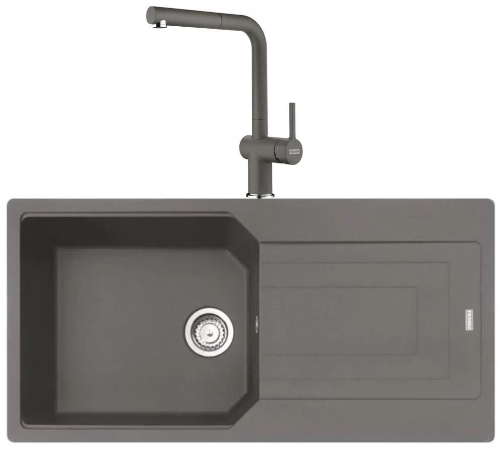 Franke Urban UBG 611-100 Stone Grey Granit Evye Active Plus Doccia 2.0 Batarya Set