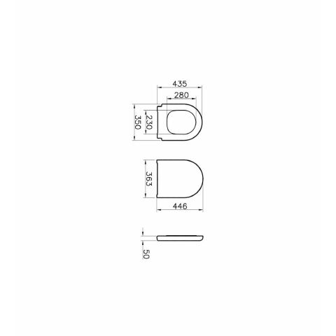 Vitra Universal Soft Klozet Kapağı 121-003-909