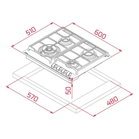 Teka Gzc 64320 Xbc St Gri Ocak