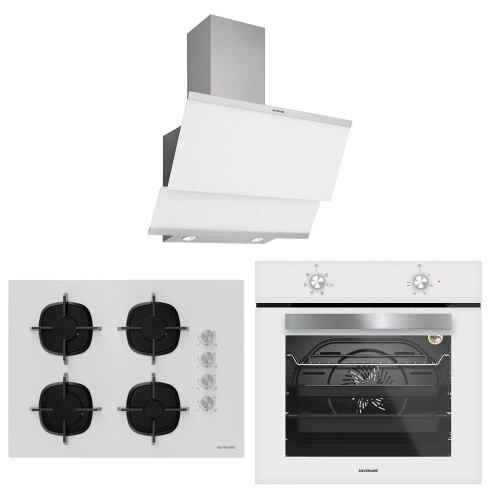 Silverline Beyaz Ankastre Set (3420 Classy, CS5610W01, BO6501W01)