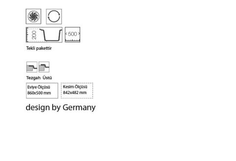 Ukinox Arya D86 Gri Granit Mutfak Evyesi
