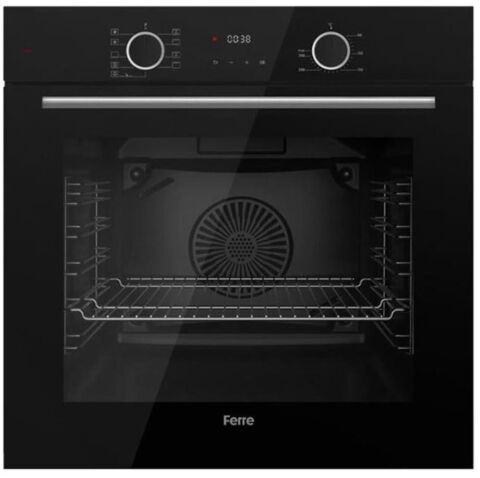 FERRE FRYART SİYAH SET ( D100 SİYAH DAVLUMBAZ-MS261 SİYAH OCAK- XE63CS FRYART SİYAH FIRIN )