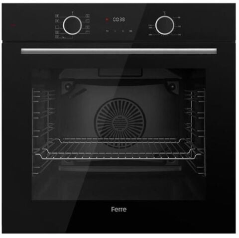 FERRE FRYART SİYAH SET ( D100 SİYAH DAVLUMBAZ-MS261 SİYAH OCAK- XE63CS FRYART SİYAH FIRIN )