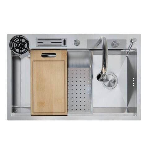 Ukınox NİAGARA 810 KROM Kompakt Evye Seti