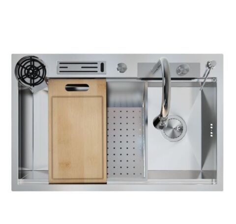 Ukınox NİAGARA 810 KROM Kompakt Evye Seti