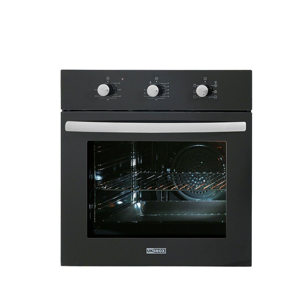 Ukinox Yoga Modern Siyah Ankastre Fırın
