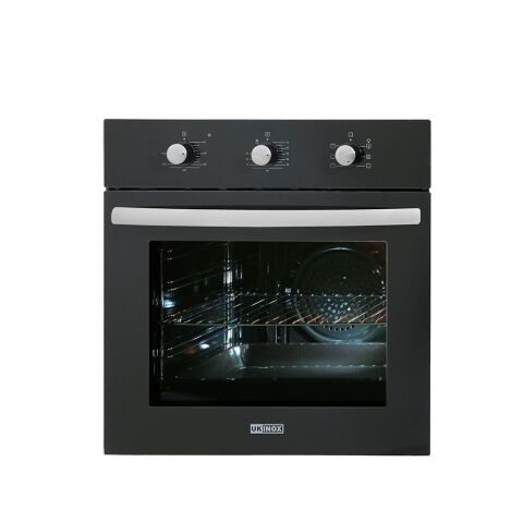 Ukinox Yoga Modern Siyah Ankastre Fırın