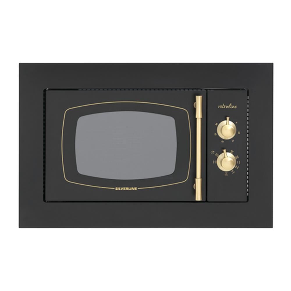 Silverline MW9033B02 20lt. Rustik Siyah Mikrodalga Fırın
