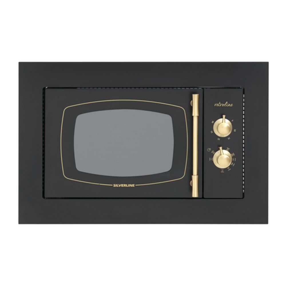 Silverline MW9033B02 20lt. Rustik Siyah Mikrodalga Fırın