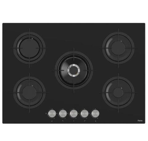 Ferre RS035 75 CM 5 Gözlü Siyah Ankastre Ocak