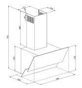 SILVERLINE 3420 BEYAZ DUVAR TİPİ ANKASTRE DAVLUMBAZ