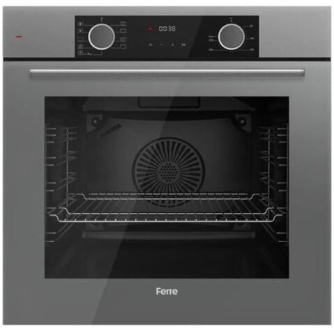 Ferre Fryart Gri Set (D065 Gri Davlumbaz -RS038 Gri Ocak- XE63CPR Fryart Gri Fırın)