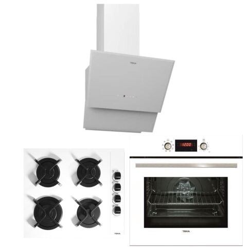 Teka Beyaz Ankastre Set (TVT 60-GBC 64002 KBC WH - HAK 629 WH)