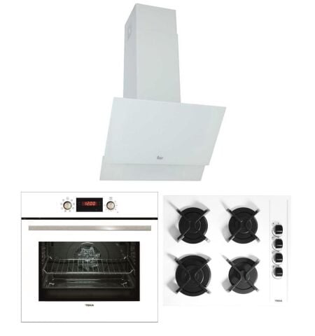 Teka Beyaz Ankastre Set (TVT 60-GBC 64002 KBC WH - HAK 629 WH)