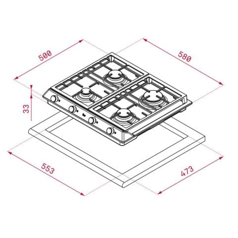 Teka Ex 60.1 4g Aı Al Dr Cı Ntb Ocak