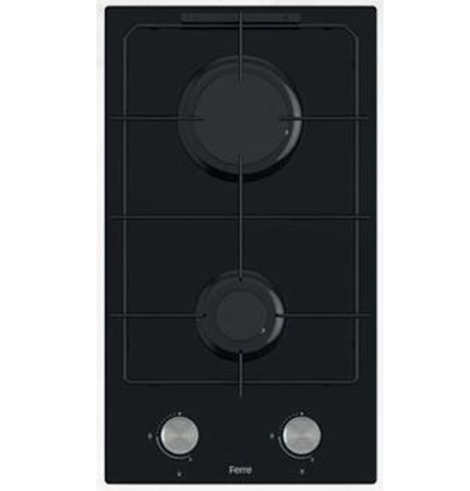 Ferre LA155 30 CM Siyah Gazlı Cam Ocak
