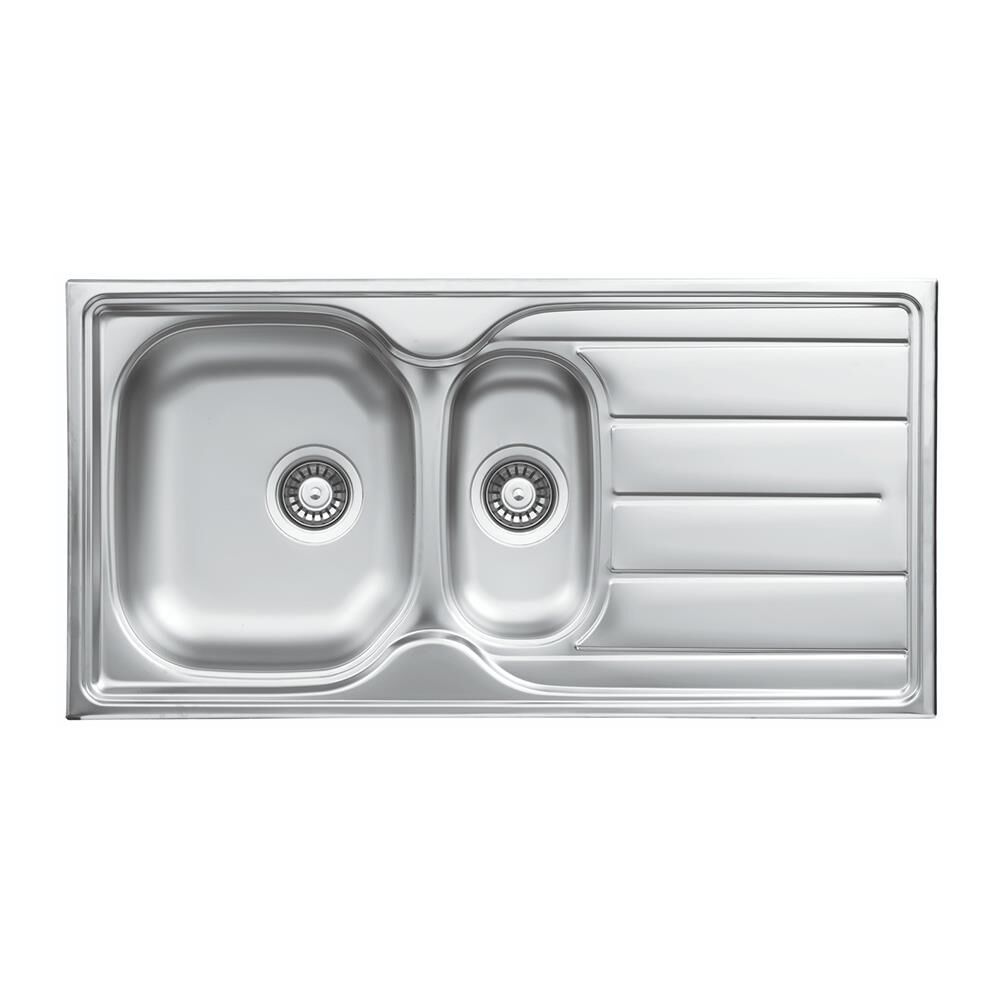 Ukinox Fusion 100 Sağ Damlalıklı Mikroketen Mutfak Eviyesi