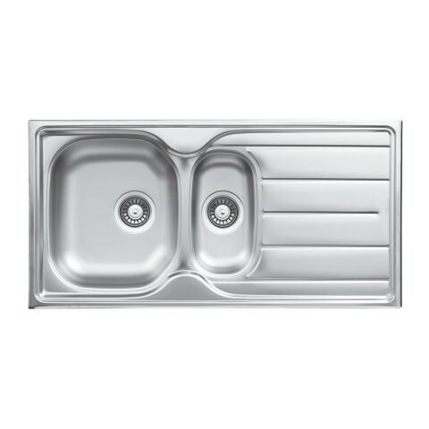 Ukinox Fusion 100 Sağ Damlalıklı Mikroketen Mutfak Eviyesi