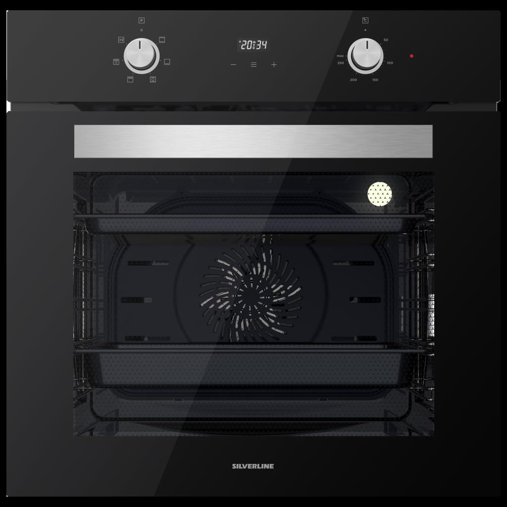 Silverline BO6502B02 Siyah Ankastre Fırın