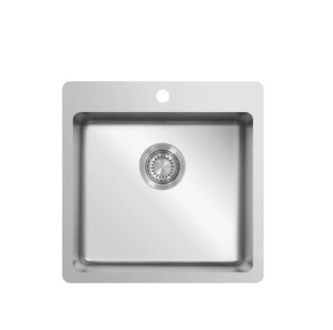 Ukınox ME 500 Tezgahüstü / Tezgaha Sıfır Aynalı Çelik Evye