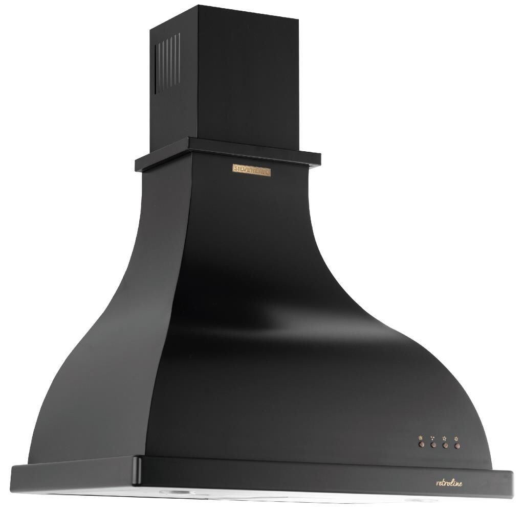 Silverline 2238 Retro Siyah 60 Cm Rustik Ankastre Davlumbaz