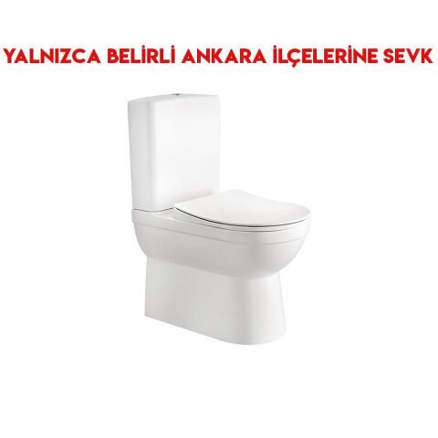 Bien Capri 62 cm Yerden Duvara Sıfır Klozet Seti