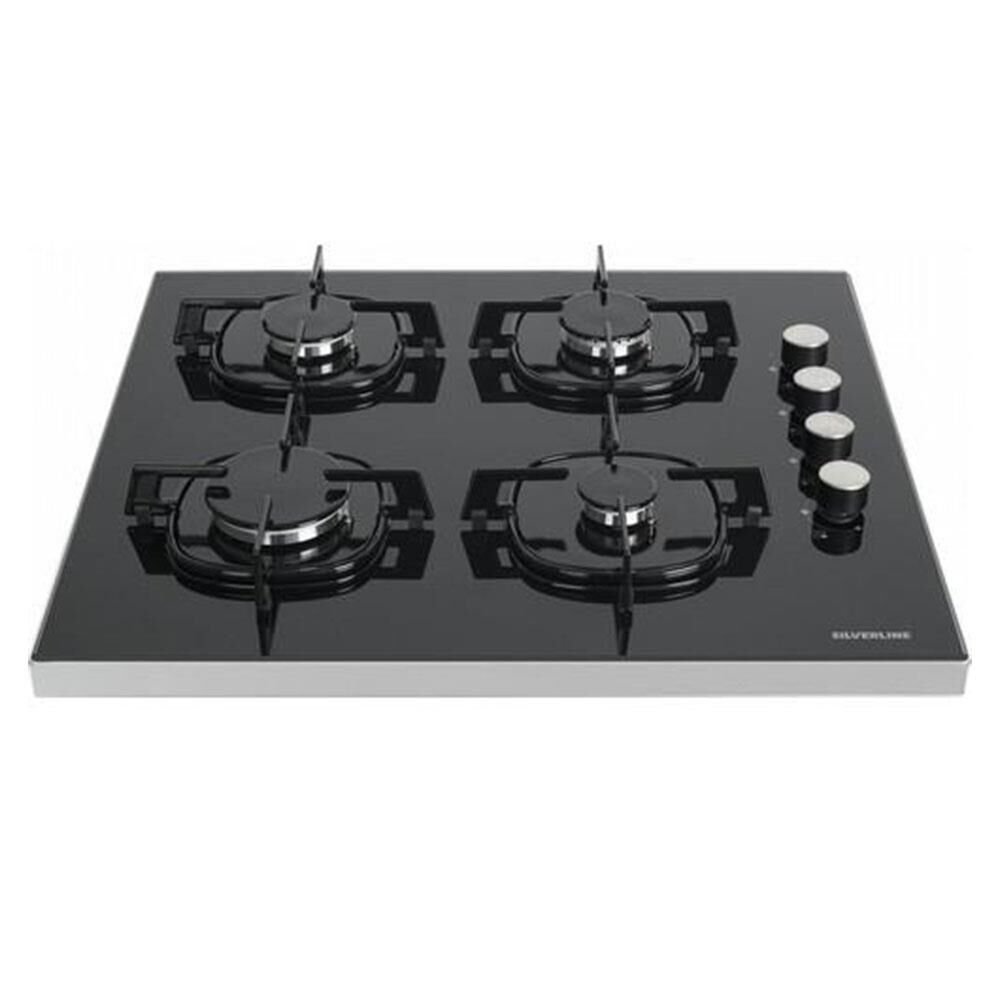 Silverline FS5425B01 Siyah Set Üstü Emaye Ocak