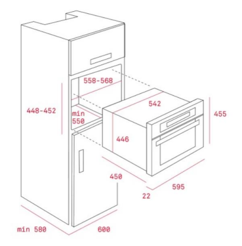 Teka MWR 32 BIA VN BEJ 38 lt. Ankastre Kompakt Mikrodalga Fırın