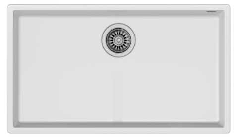 Teka Square 72.40 TG Tezgah Altı Beyaz Granit Evye