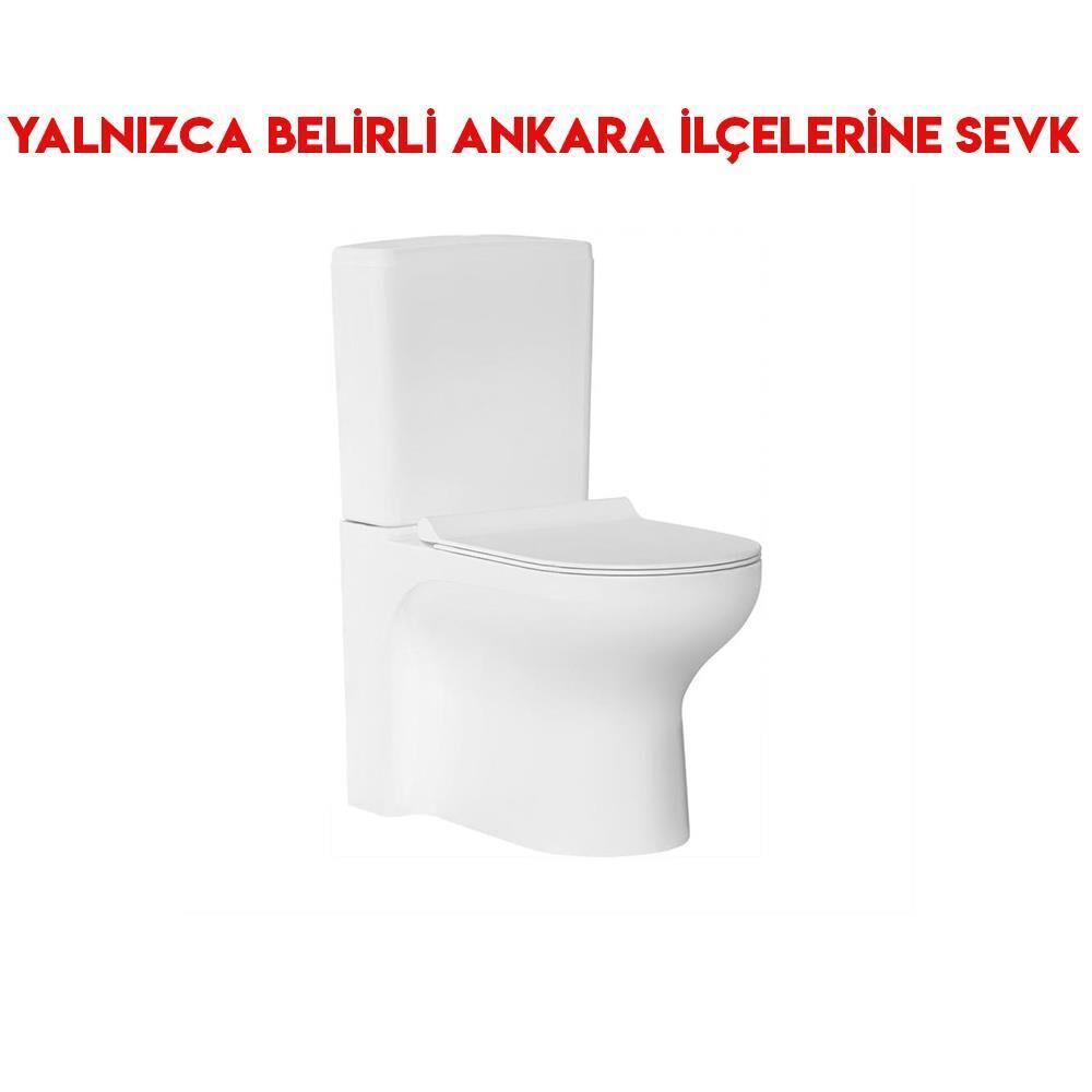 Bien Venüs 64 cm Yerden Duvara Sıfır Klozet Seti
