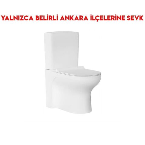 Bien Venüs 64 cm Yerden Duvara Sıfır Klozet Seti