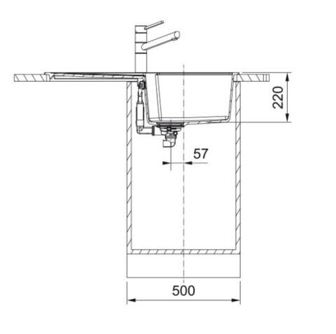 Franke Urban UBG 611-86 Oyster Granit Evye Active Plus Doccia 2.0 Batarya Set