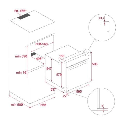 Teka Hsb 646 Ss Aırfry İnox Multifonksiyonel Fırın