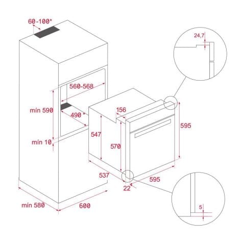 Teka Hlb 8600 Wh Beyaz Multifonksiyonel Fırın