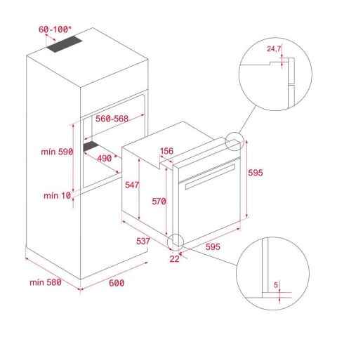 Teka Hlb 8600 Wh Beyaz Multifonksiyonel Fırın